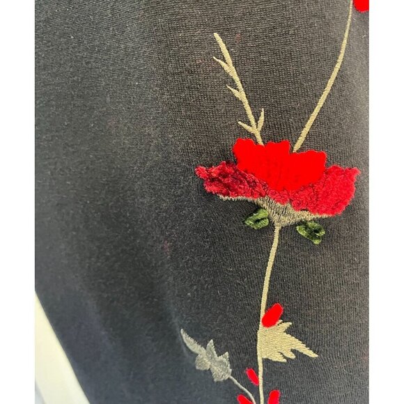 Carole Little  NEW With Tags Art Deco Boho Sleeveless Wool Blend Embroidered - Picture 4 of 7